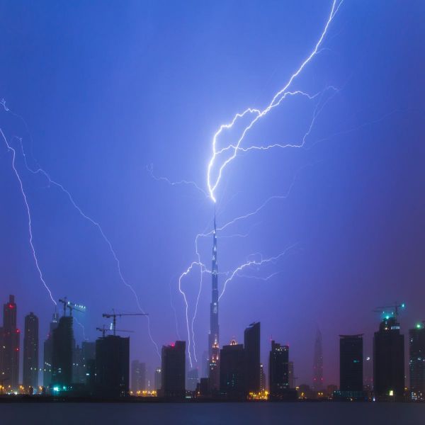 Relámpagos - Dubai, Emiratos Árabes Unidos